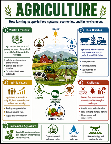 Agriculture I High School I Infographic