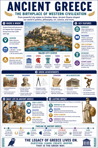 Ancient Greece I High School I Infographic