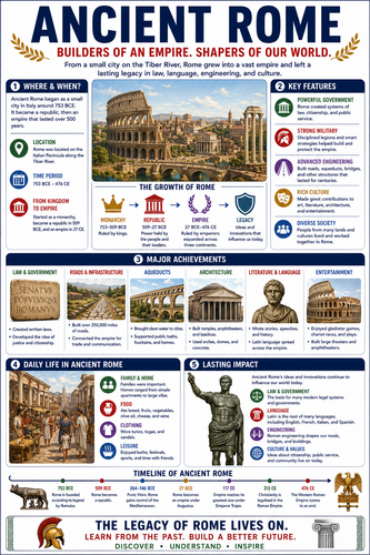 Ancient Rome I High School I Infographic