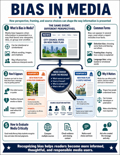 Bias in Media I High School I Infographic