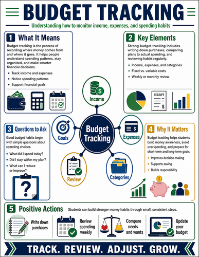 Budget Tracking I High School I Infographic