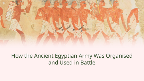 Ancient Egyptian Army Slideshow Presentation