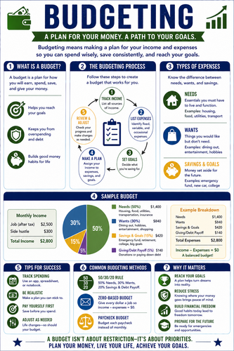 Budgeting I High School I Infographic