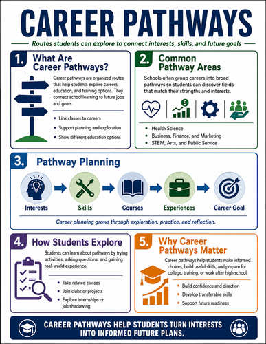 Career Pathways I High School I Infographic