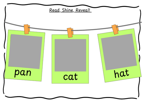 Read, Shine, Reveal - CVC words