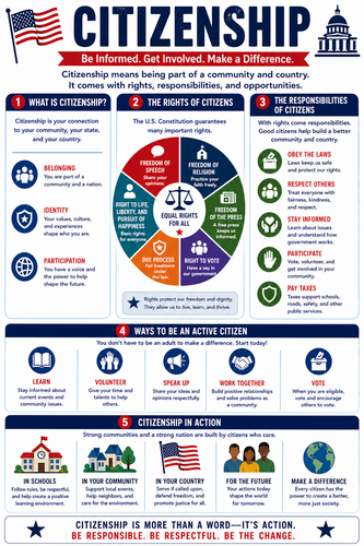 Citizenship I High School I Infographic