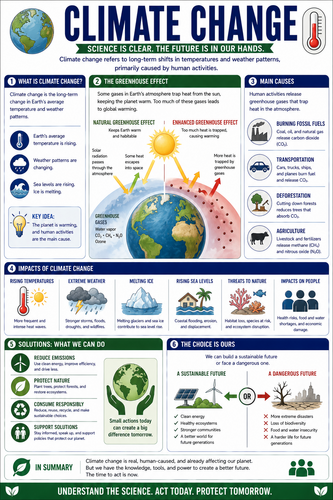 Climate Change I High School I Infographic