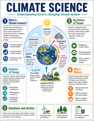 Climate Science I High School I Infographic