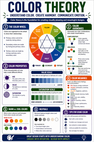 Color Theory I High School I Infographic
