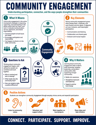 Community Engagement I High School I Infographic