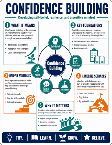 Confidence Building_ I High School I Infographic