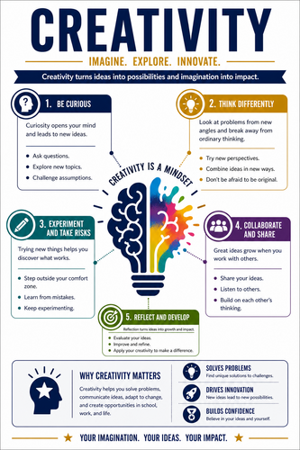 Creativity I High School I Infographic