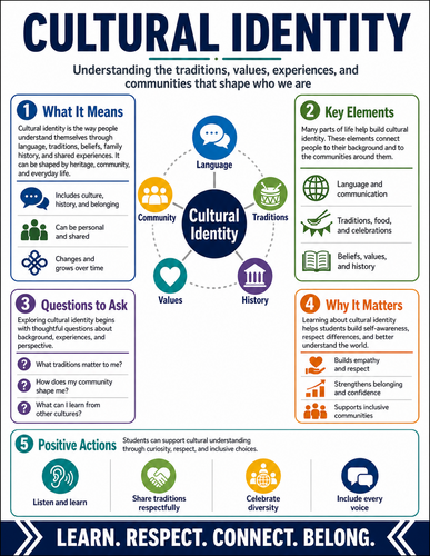 Cultural Identity I High School I Infographic