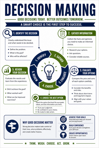 Decision Making I High School I Infographic