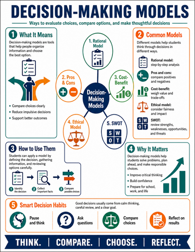 Decision-Making Models I High School I Infographic