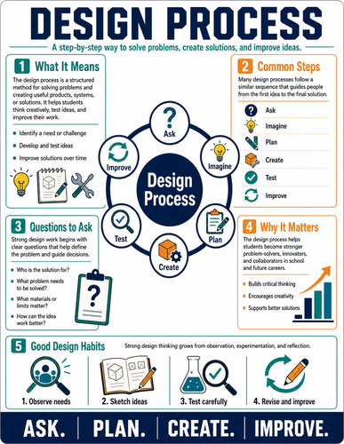 Design Process I High School I Infographic