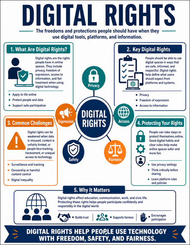 Digital Rights I High School I Infographic