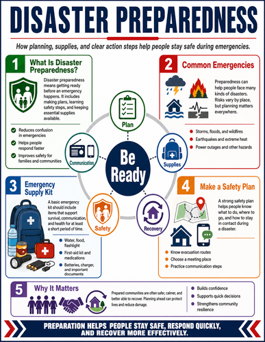 Disaster Preparedness I High School I Infographic