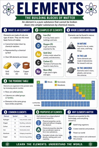 Elements I High School I Infographic