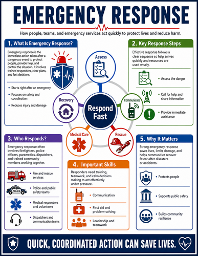 Emergency Response I High School I Infographic