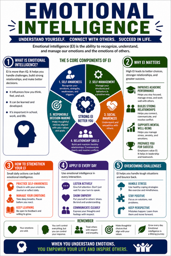 Emotional Intelligence I High School I Infographic