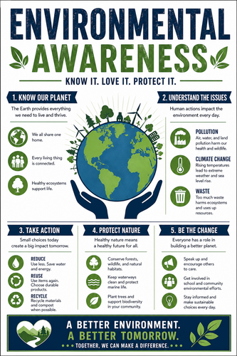 Environmental Awareness I High School I Infographic
