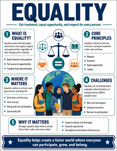 Equality I High School I Infographic