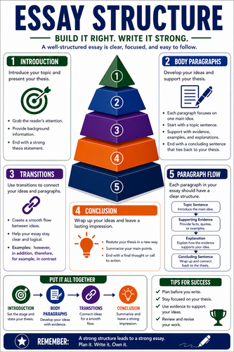 Essay Structure I High School I Infographic