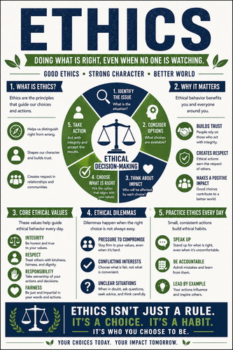 Ethics I High School I Infographic