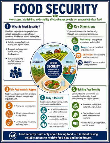 Food Security I High School I Infographic
