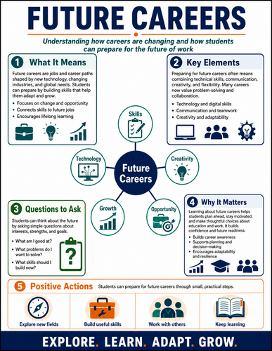Future Careers I High School I Infographic