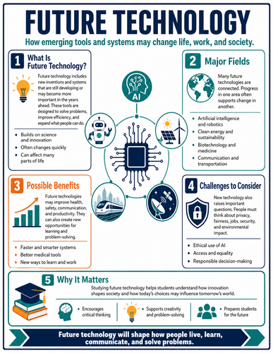 Future Technology I High School I Infographic