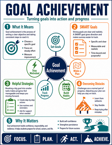 Goal Achievement I High School I Infographic