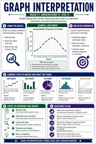 Graph Interpretation I High School I Infographic