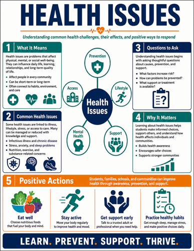 Health Issues I High School I Infographic