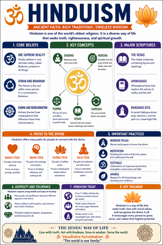Hinduism I High School I Infographic