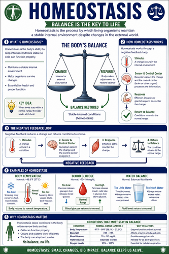 Homeostasis I High School I Infographic