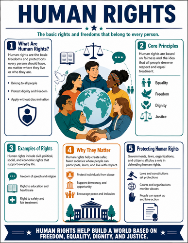 Human Rights I High School I Infographic