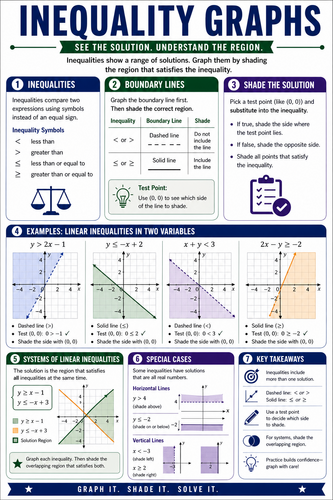 Inequality Graphs I High School I Infographic
