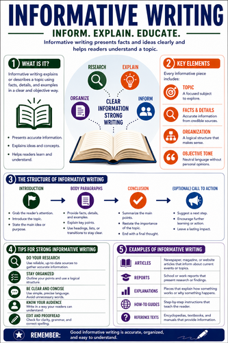 Informative Writing I High School I Infographic