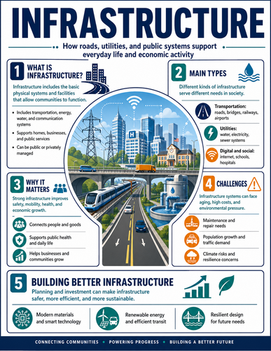 Infrastructure I High School I Infographic