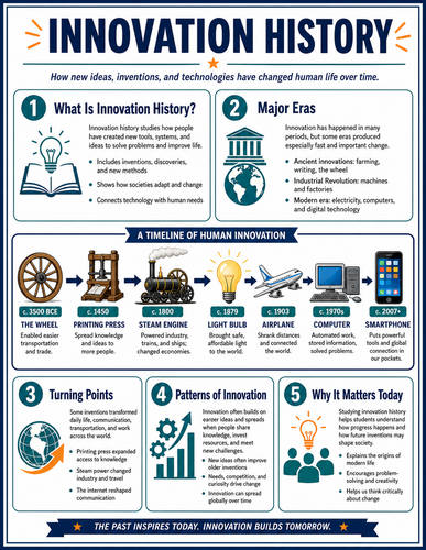 Innovation History I High School I Infographic