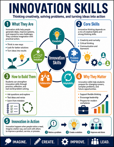 Innovation Skills I High School I Infographic