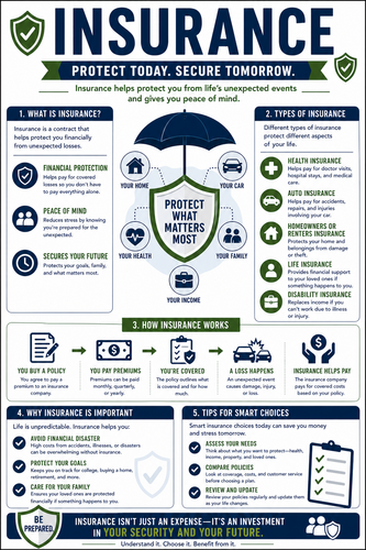 Insurance I High School I Infographic