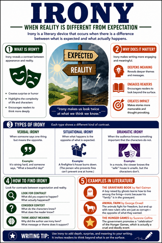 Irony I High School I Infographic