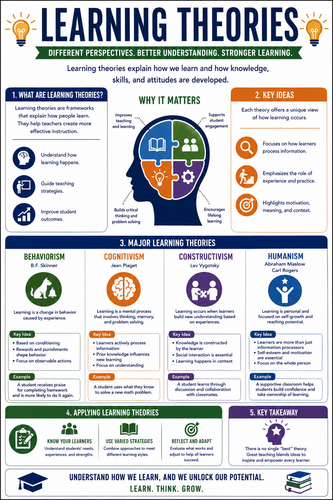 Learning Theories I High School I Infographic