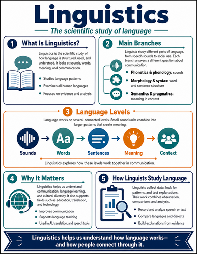 Linguistics I High School I Infographic