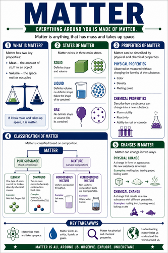 Matter I High School I Infographic
