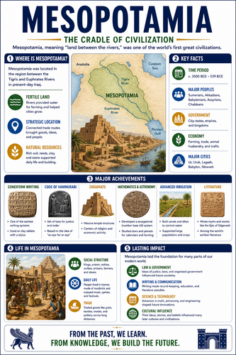 Mesopotamia I High School I Infographic