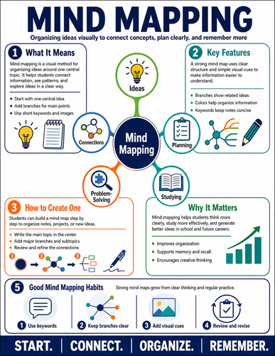 Mind Mapping I High School I Infographic